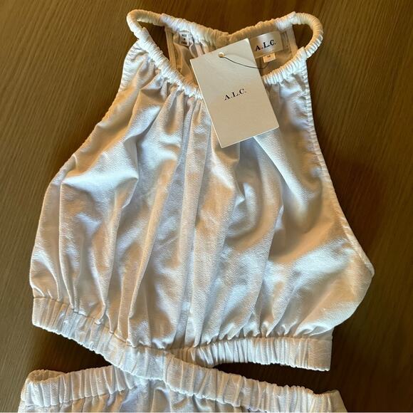 A.L.C. Whitney Midi Dress White - 10 - Picture 4 of 4